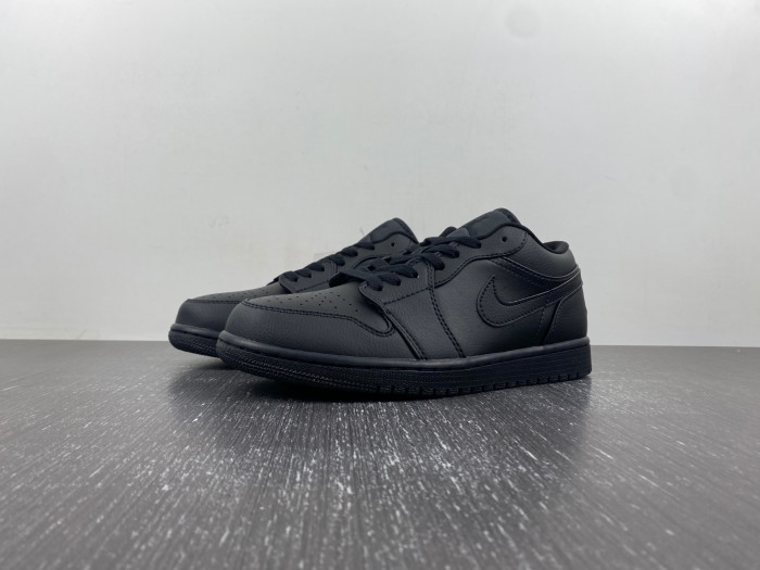 AIR JORDAN 1 LOW ''TRIPLE BLACK''  553558-091