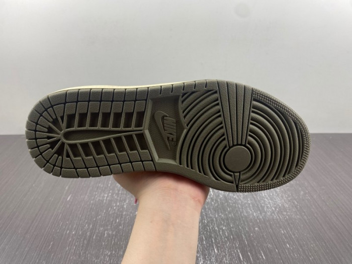 Travis Scott x Air Jordan 1 Low White/Dark Blue/Yellow