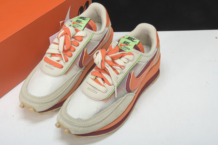 Nike LDWaffle CLOT sacai Net Orange Blaze DH1347-100
