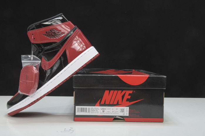 Air Jordan 1 High OG “Bred Patent” 555088-063