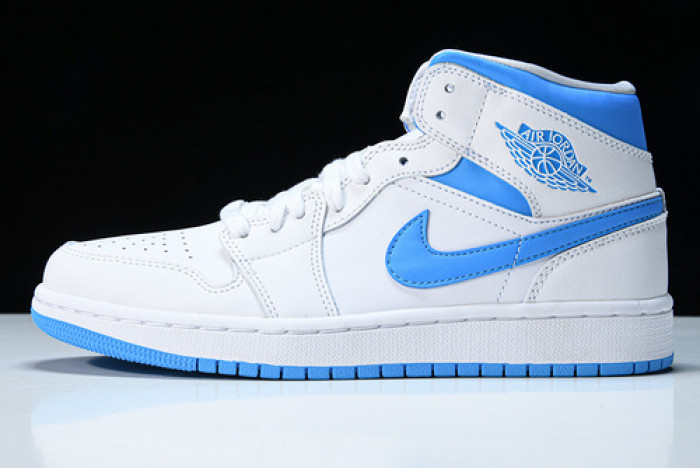 Air  Jordan 1 Mid UNC (W)  BQ6472-114