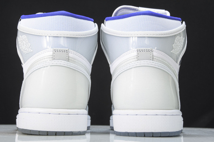 Air Jordan 1 Retro High Zoom White Racer Blue  CK6637-104