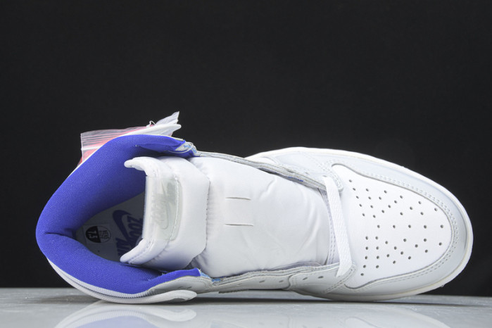 Air Jordan 1 Retro High Zoom White Racer Blue  CK6637-104