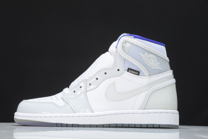 Air Jordan 1 Retro High Zoom White Racer Blue  CK6637-104