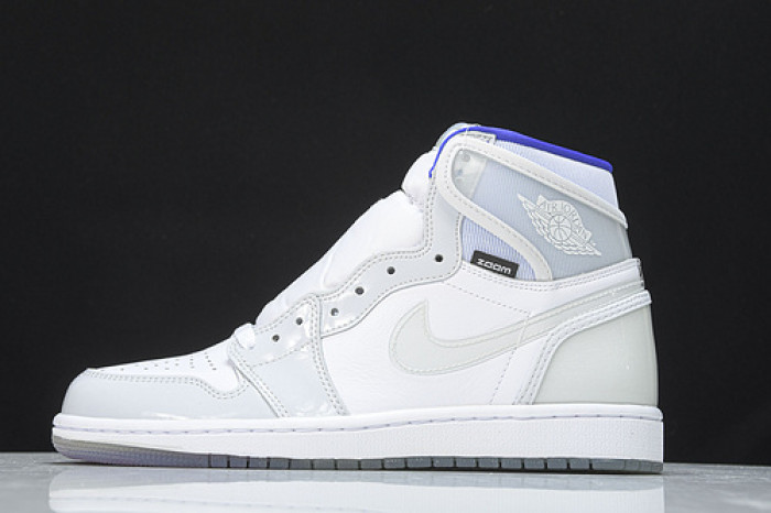 Air Jordan 1 Retro High Zoom White Racer Blue  CK6637-104