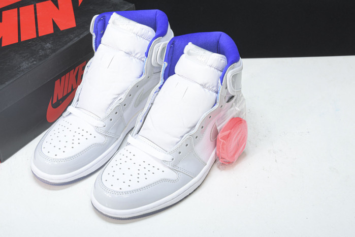 Air Jordan 1 Retro High Zoom White Racer Blue  CK6637-104