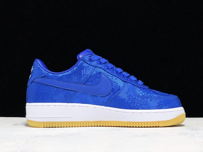 The Clot x Nike Air Force 1 Low in Game Royal CJ5290-400