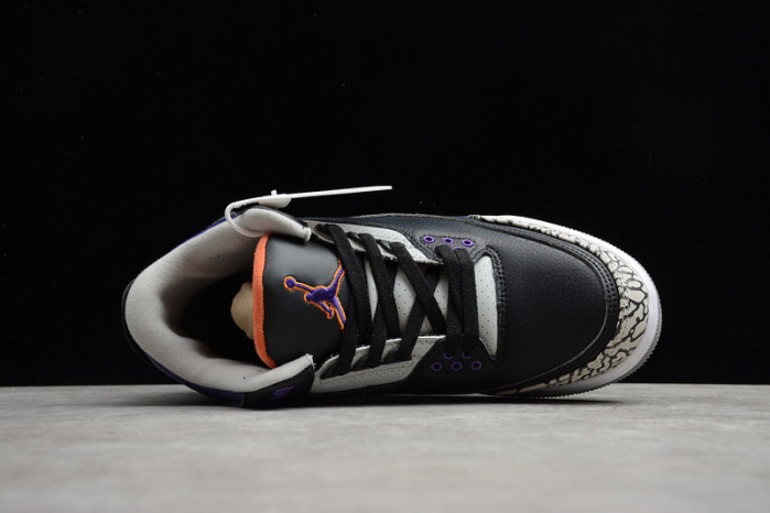 Air Jordan 3 Retro Black Court Purple CT8532-050