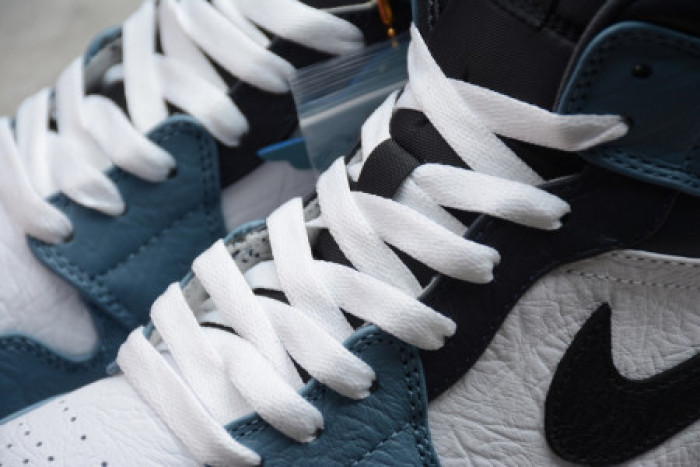 F**etasm x jordan 1 mid fearless blue white  cu2802-100