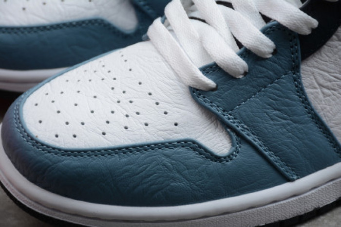 F**etasm x jordan 1 mid fearless blue white  cu2802-100