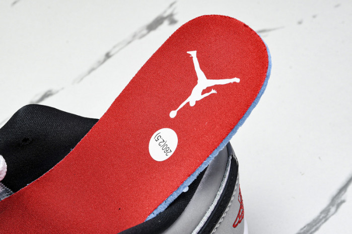 Air Jordan 1 Low SE White Fire Red Black Matte Silver HF3148-106