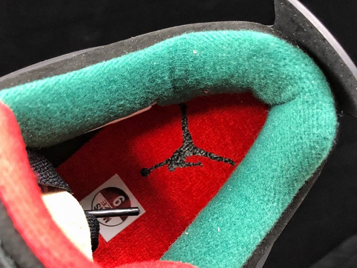 Air Jordan 4 NRG Black/Gorge Green-Varsity Red AQ3816-063