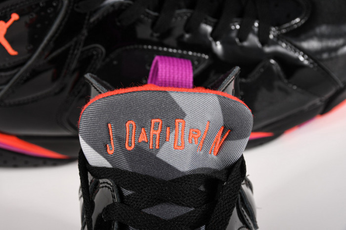 AIR JORDAN 7 RETRO BLACK PATENT 313358-006