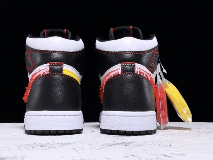 Air Jordan 1 Defiant White Black Gym Red Tour Yellow CD6579-071