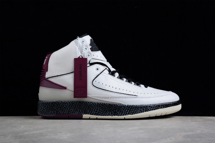 JORDAN 2 RETRO &  A Ma Maniere  “Grey Fog”  DO7216-100
