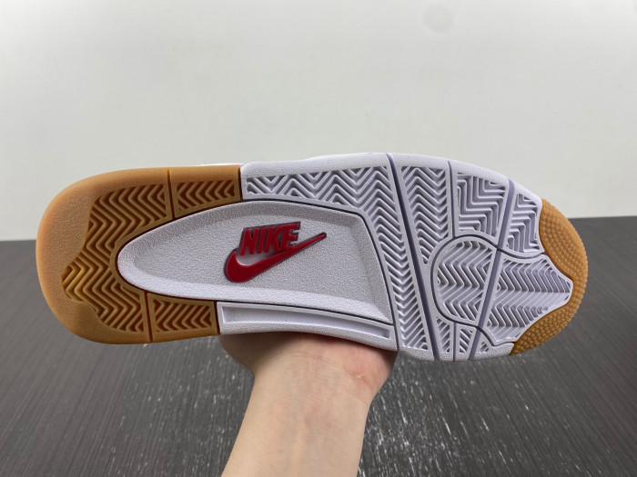 Nike SB x Air Jordan 4  White Orange DR5415-108