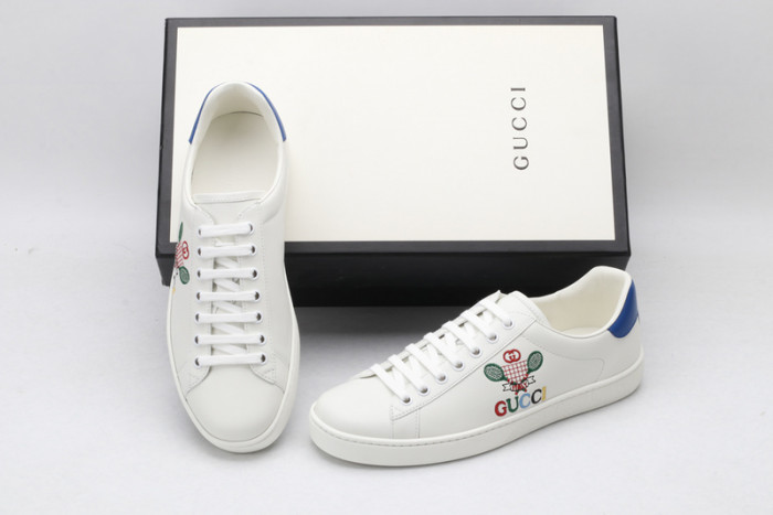 G*u*i ace embroidered low-top sneaker 603696 ay070 9096