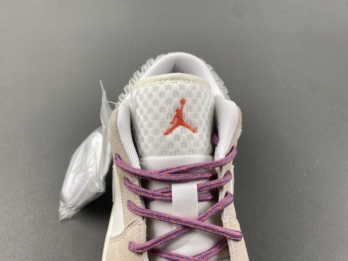 Air Jordan 1 Low GS SAIL LEGEND LIGHT BROWN VIOLET DUST NEUUTRAL GREY FQ8094-100