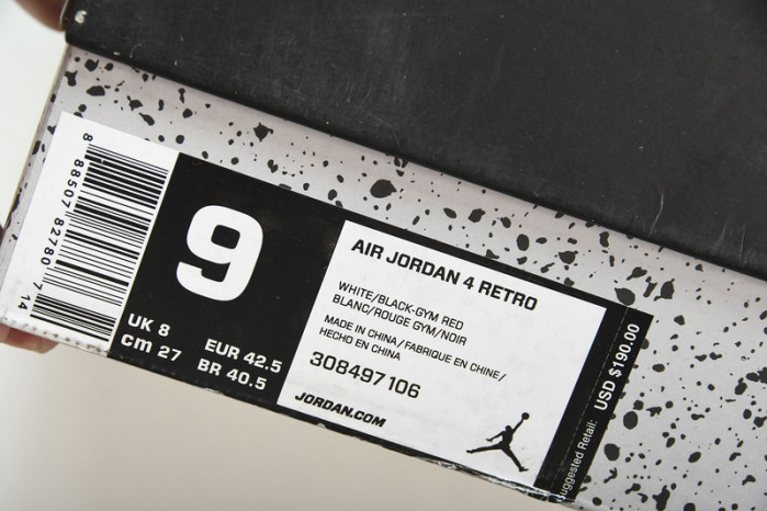 Air Jordan 4 “Alternate ’ 308497-106