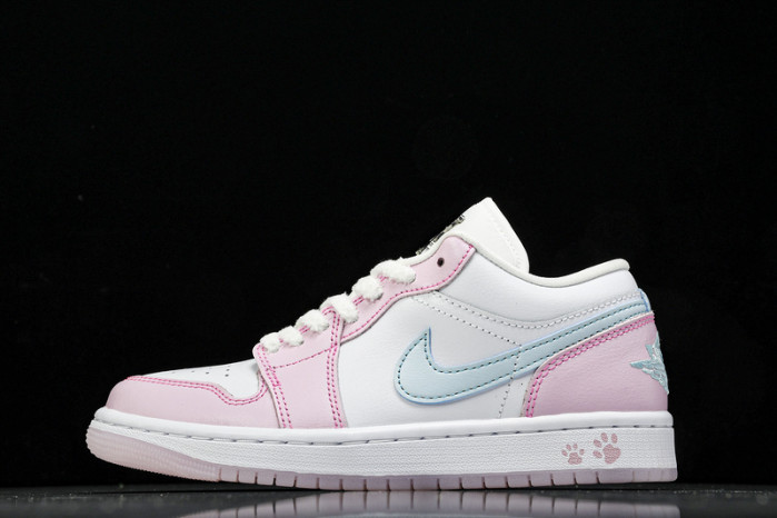 WMNS Air Jordan 1 Low SE Paw Print Pink Foam  HM3706-141