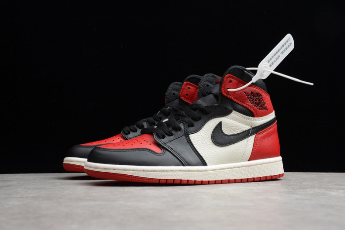 Air Jordan 1 Retro High Bred Toe 555088-610