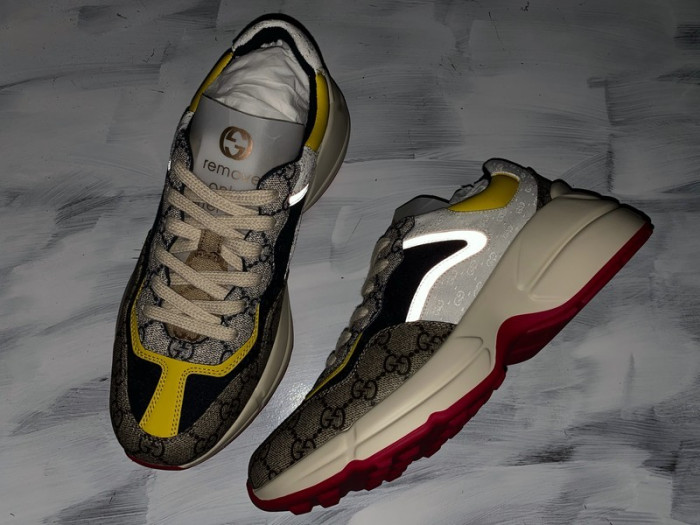 G*u*i rhyton vintage trainer sneaker 619891 99wf0 4370
