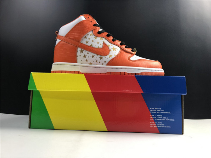 nike sb dunk high S*p*e orange  307385-181