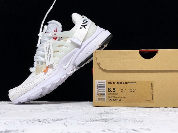 OF x Nike Air Presto White  AA3830-100