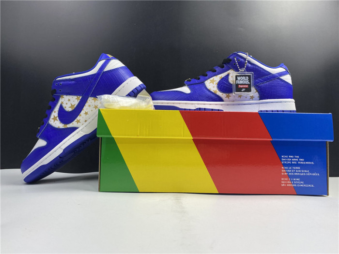 nike sb dunk low S*p*e stars hyper royal (2021)  dh3228-100