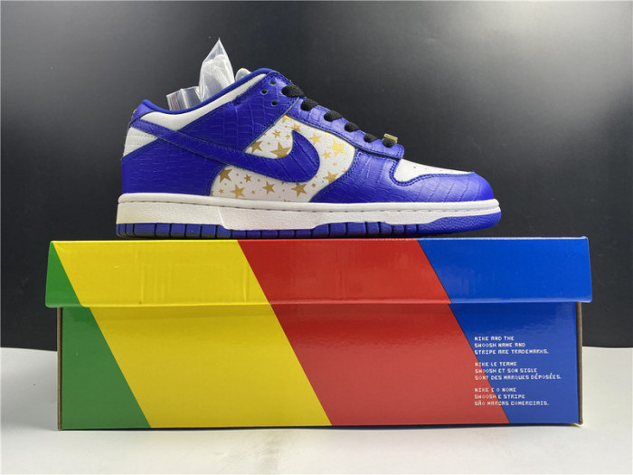 nike sb dunk low S*p*e stars hyper royal (2021)  dh3228-100