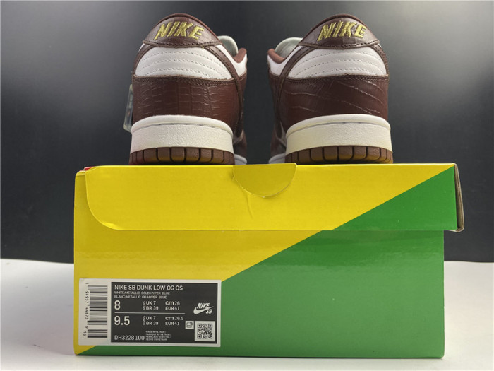 nike sb dunk low S*p*e stars barkroot brown (2021)  dh3228-103