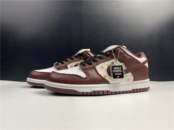 nike sb dunk low S*p*e stars barkroot brown (2021)  dh3228-103
