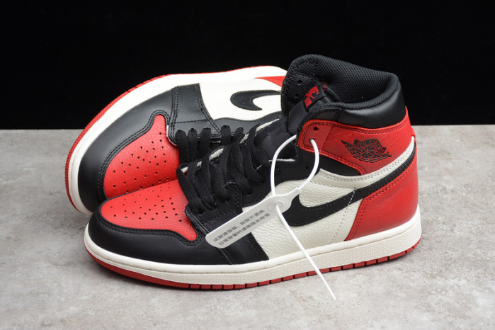 Air Jordan 1 Retro High Bred Toe 555088-610