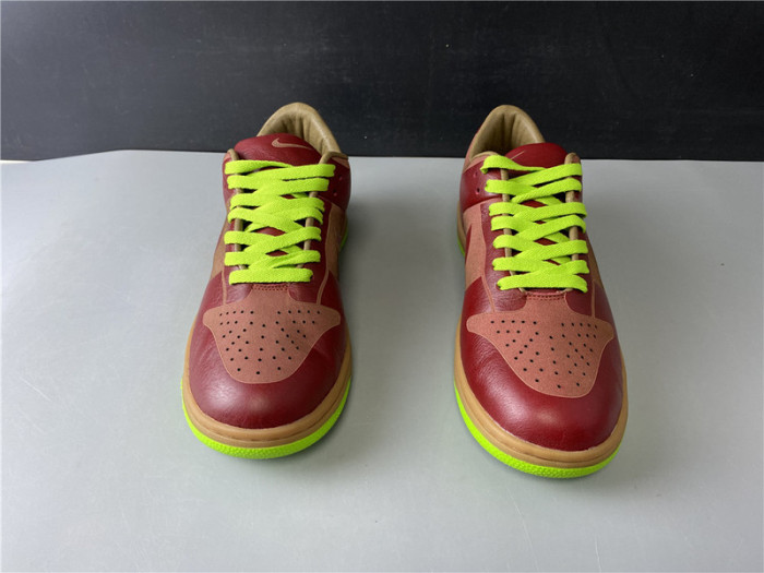 Nike Dunk Low 1-Piece  Varsity Red Chartreuse 311611-661
