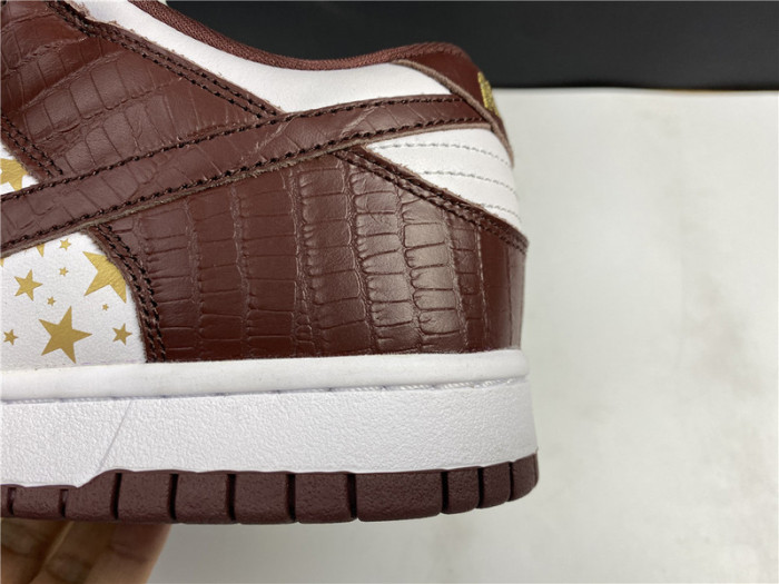 nike sb dunk low S*p*e stars barkroot brown (2021)  dh3228-103