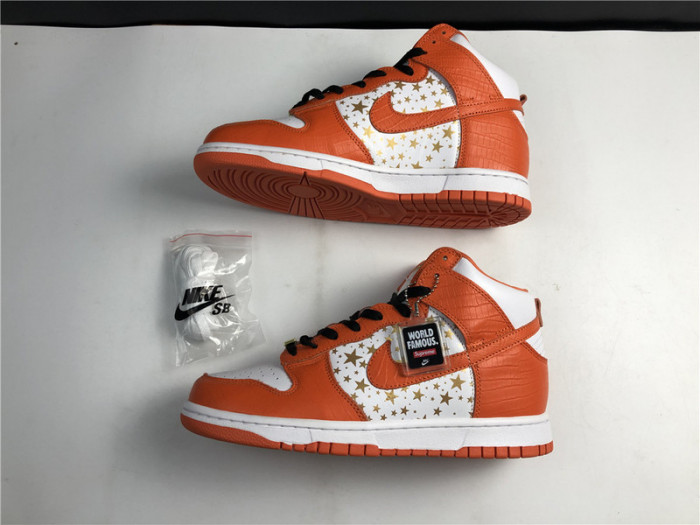 nike sb dunk high S*p*e orange  307385-181