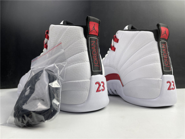 Air Jordan 12 Twist White University Red CT8013-106