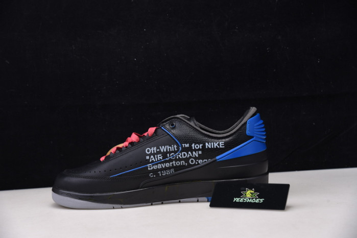 Air Jordan 2 Retro Low SP OF Black Blue DJ4375-004