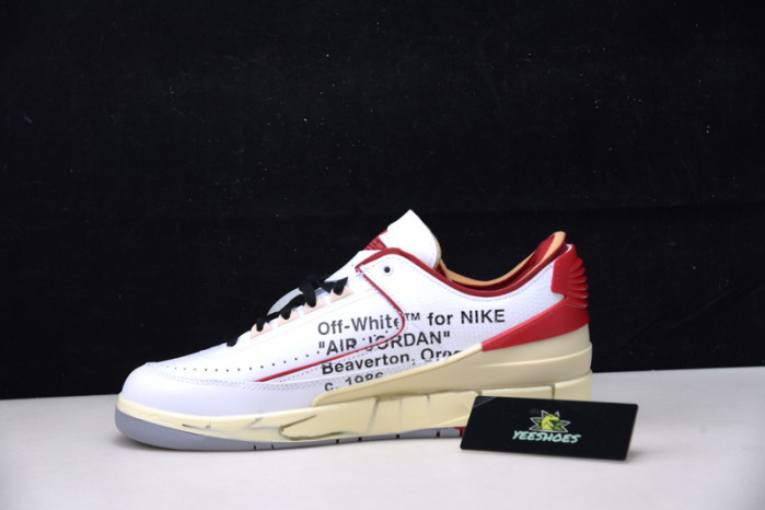 Air Jordan 2 Retro Low SP OF White Red DJ4375-106