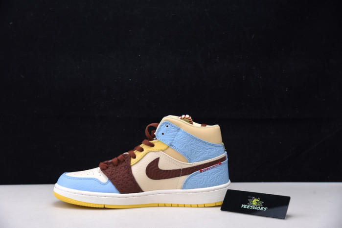 Ma*s*n chateau rouge x air jordan 1 high mid  fearless cu2803-200