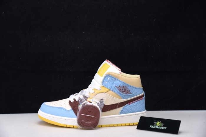 Ma*s*n chateau rouge x air jordan 1 high mid  fearless cu2803-200