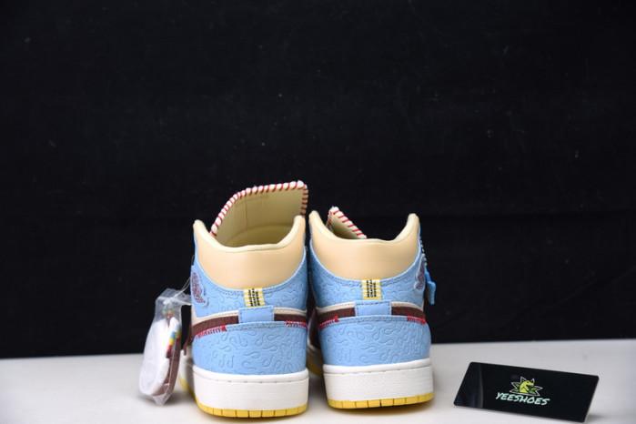 Ma*s*n chateau rouge x air jordan 1 high mid  fearless cu2803-200